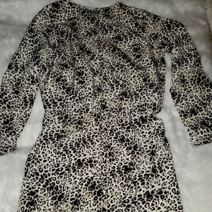 Vince Camuto Leopard Dress Size 4